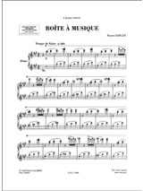 Boîte A Musique - Pierre Sancan - Partition - Piano